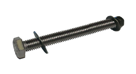 3/8" X 2-1/2" 18-8 S.S. Bolt TFL With Assembly